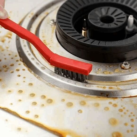 Steel Wire Gas Stove BBQ Grill Metal Pots Cleaning Brush - 3 Pack - Picture 6 of 6